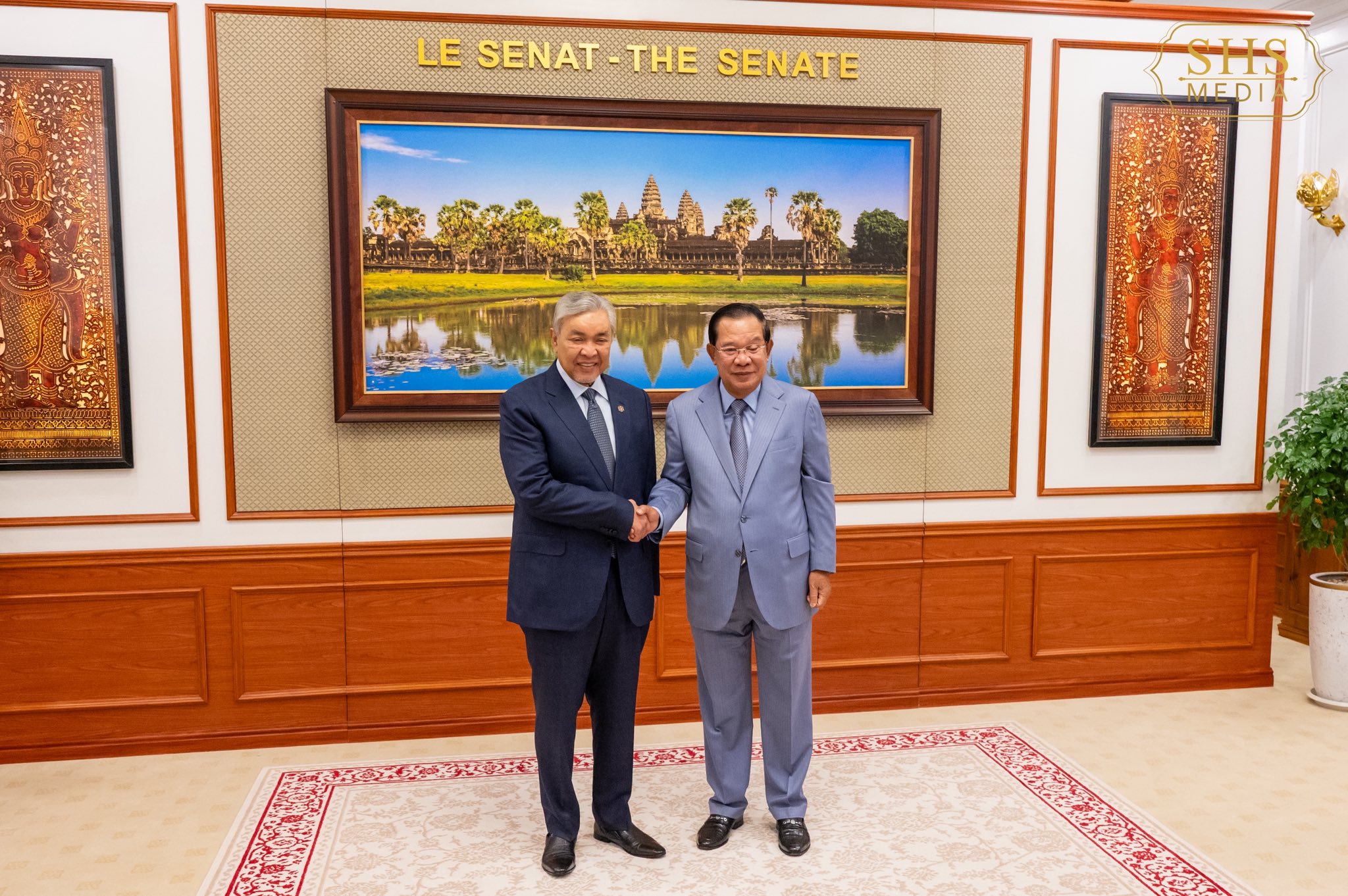 Samdech Hun Sen Grants Audience to Malaysian Deputy Prime Minister and Minister of Rural and Regional Development