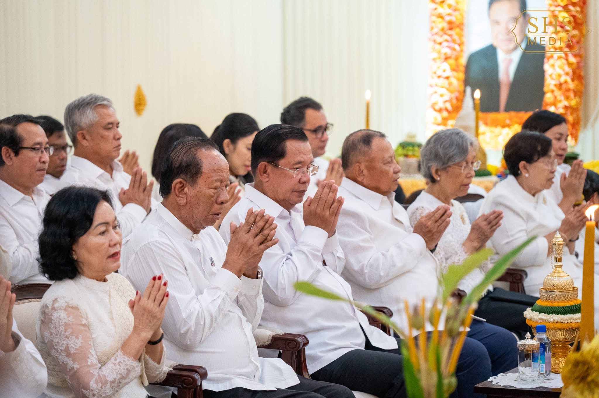 Samdech Techo Hun Sen Attends One-Year Memorial for H.E. Dr. Chea Chanto