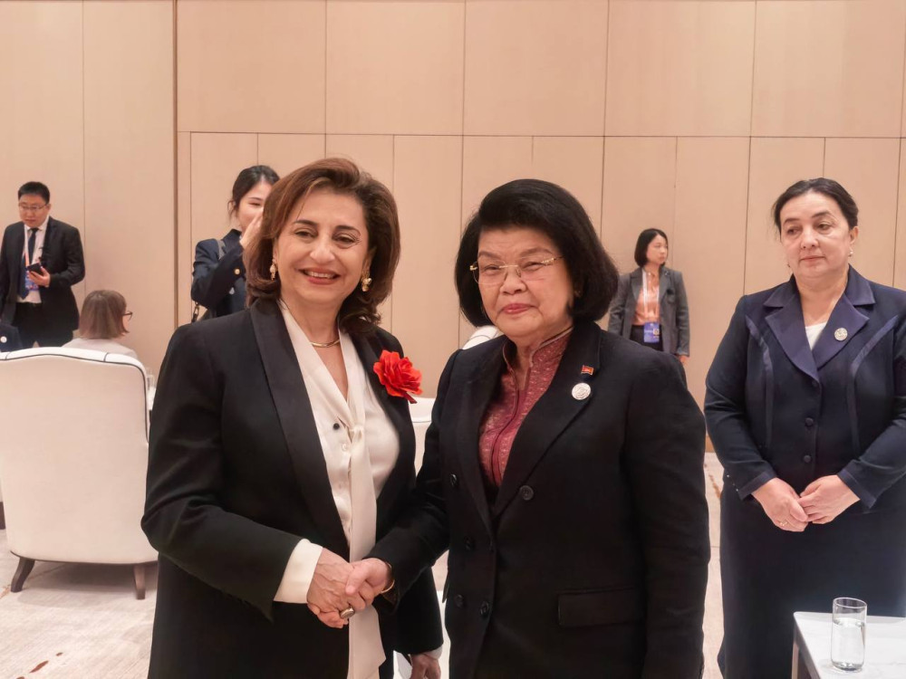 Khuon Sudary Attends Global Leaders’ Meeting on Women in Beijing