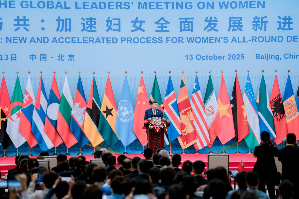 Khuon Sudary Attends Global Leaders’ Meeting on Women in Beijing