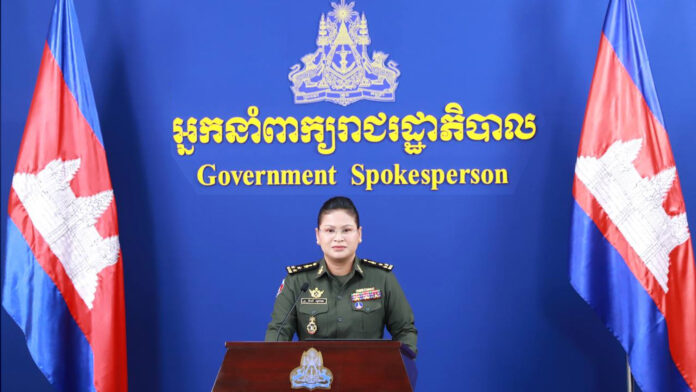 H.E. Lieutenant General Maly Socheata, Spokeswoman of the Ministry of National Defence