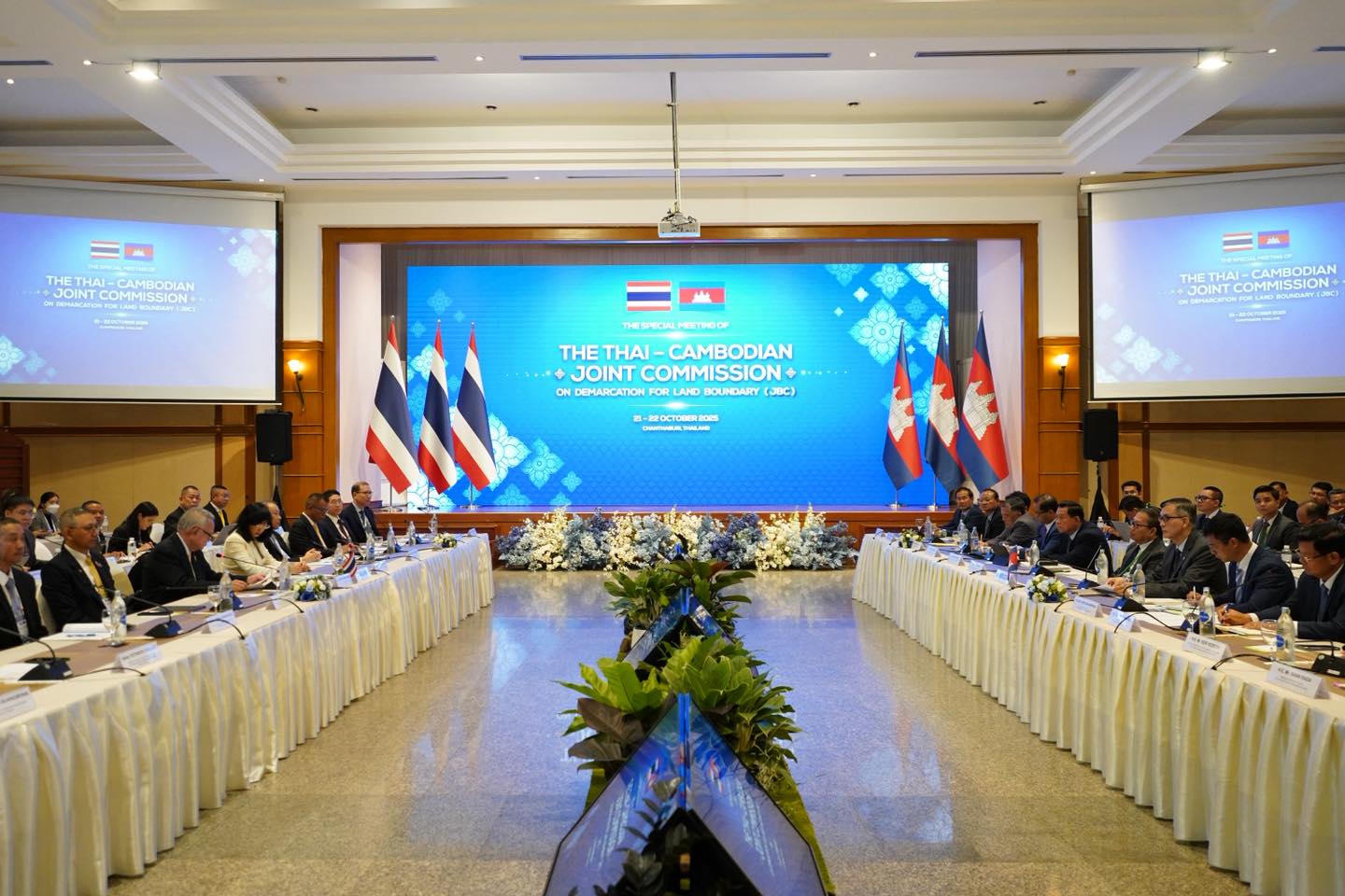 Cambodia-Thailand Joint Boundary Commission (JBC) Kicks Off Two-Day Talks in Chanthaburi
