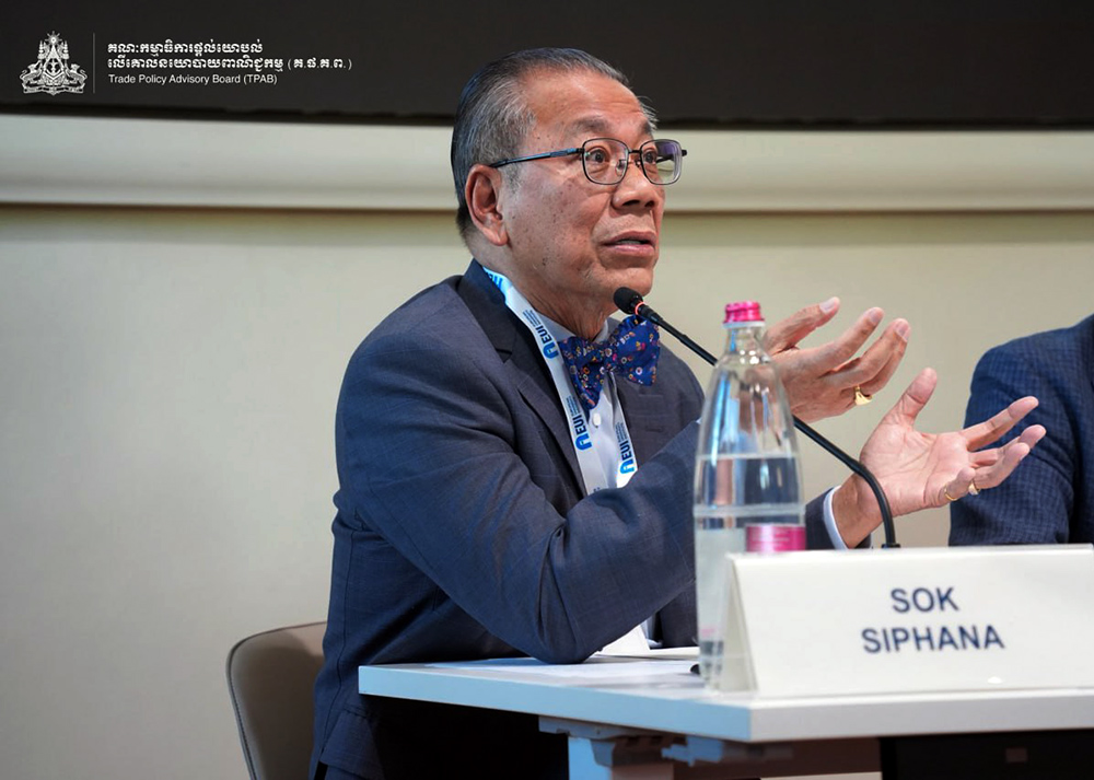 Senior Minister Sok Siphana: Peace is Indispensable for Global Trade