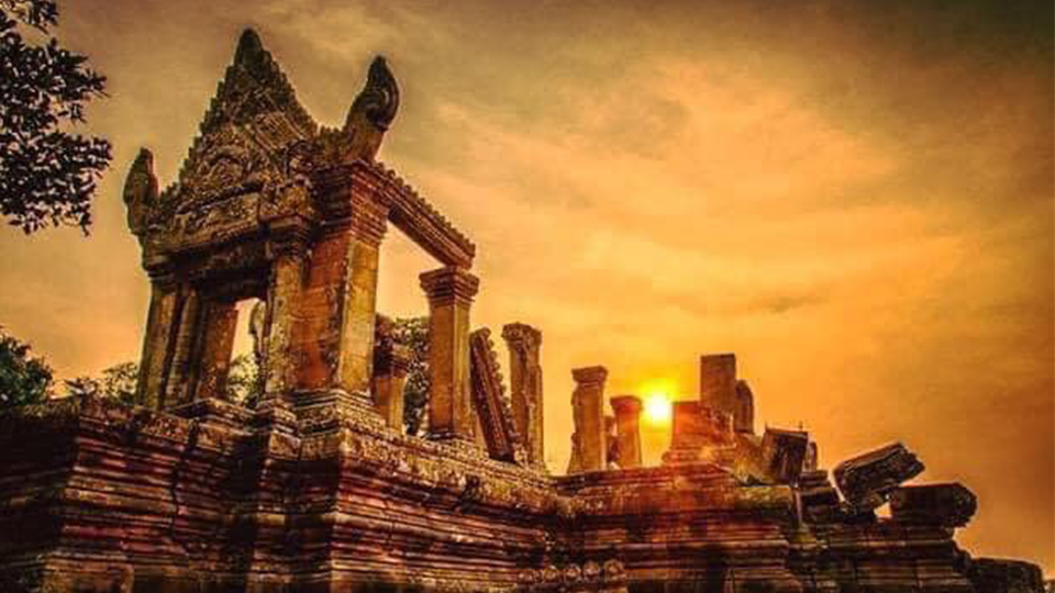 Preah Vihear Temple at sunrise