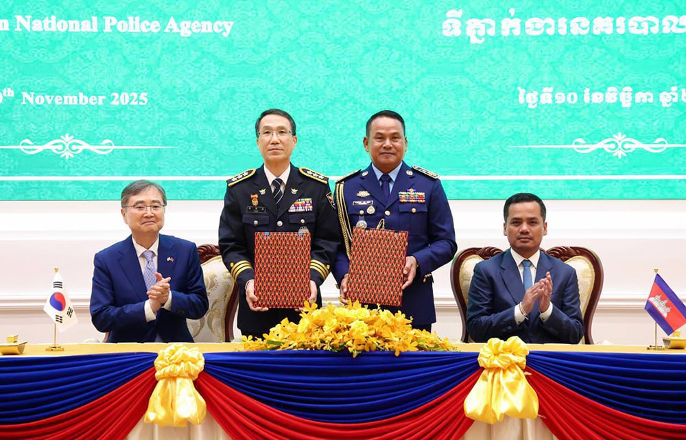 Cambodia and Korea Police Form Joint Task Force to Combat Cyber Fraud and Crime
