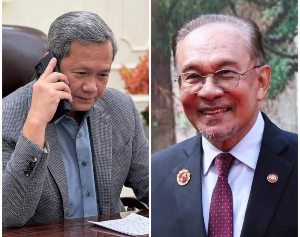 📞 Calling in Backup: PM Hun Manet Rings Malaysia’s PM Anwar!