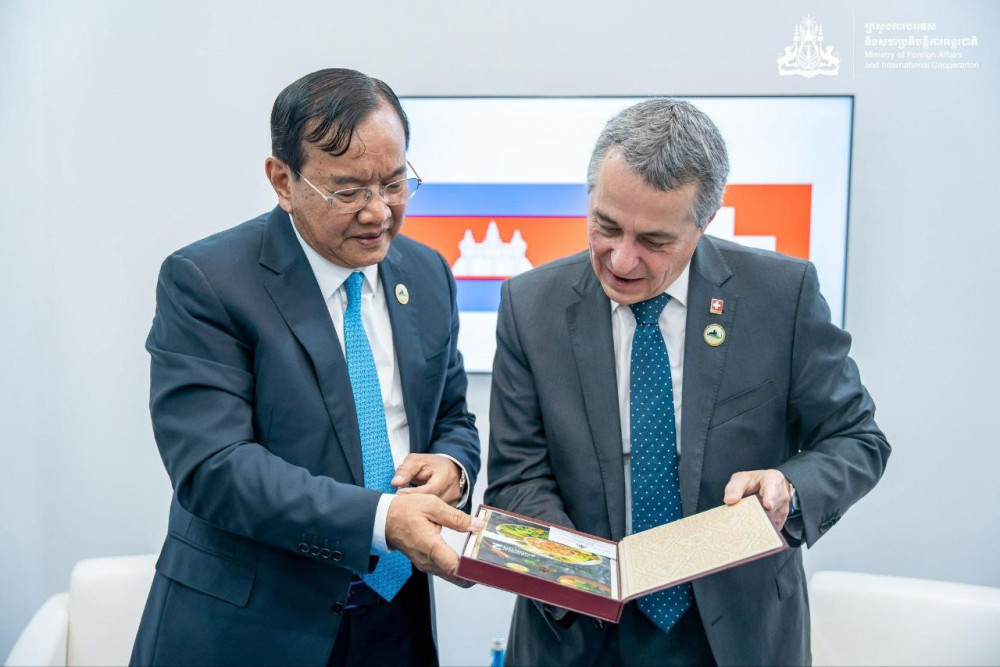 Cambodia and Switzerland Meet to Strengthen Friendship