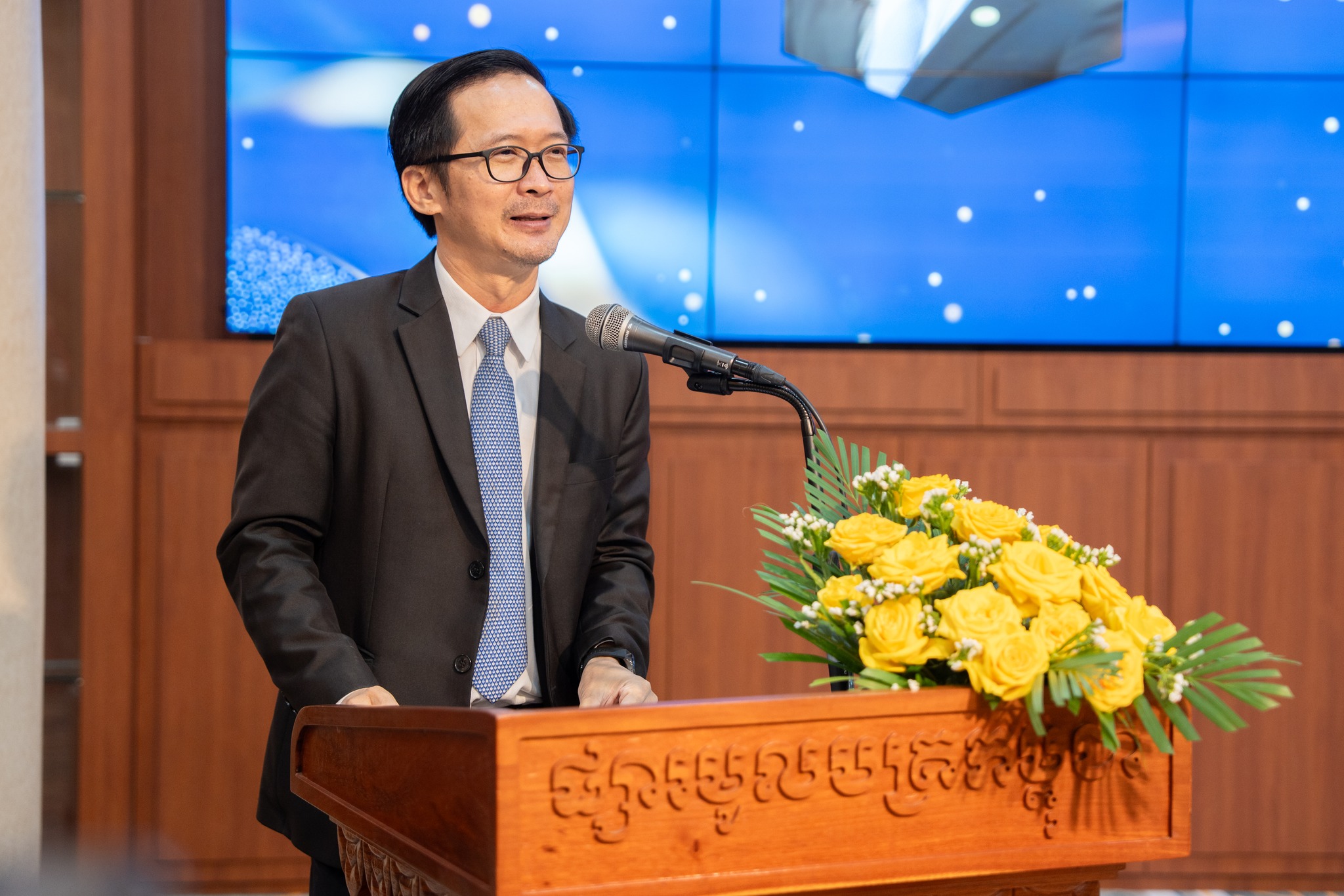 H.E. Hong Sok Hour, CEO of the Cambodia Securities Exchange (CSX)