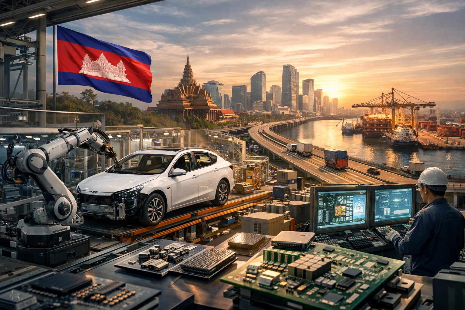 How Cambodia’s Record-Breaking USD 10 Billion Investment in 2025 Signals a Tech-Industrial Era