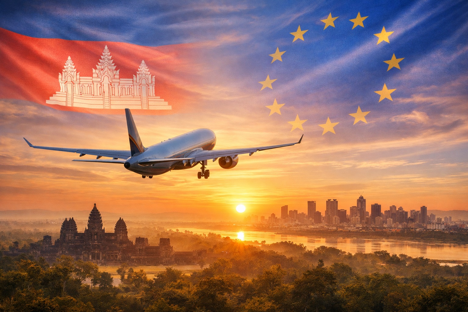 Will There Be Direct Flights from Europe to Cambodia After AE CATA?