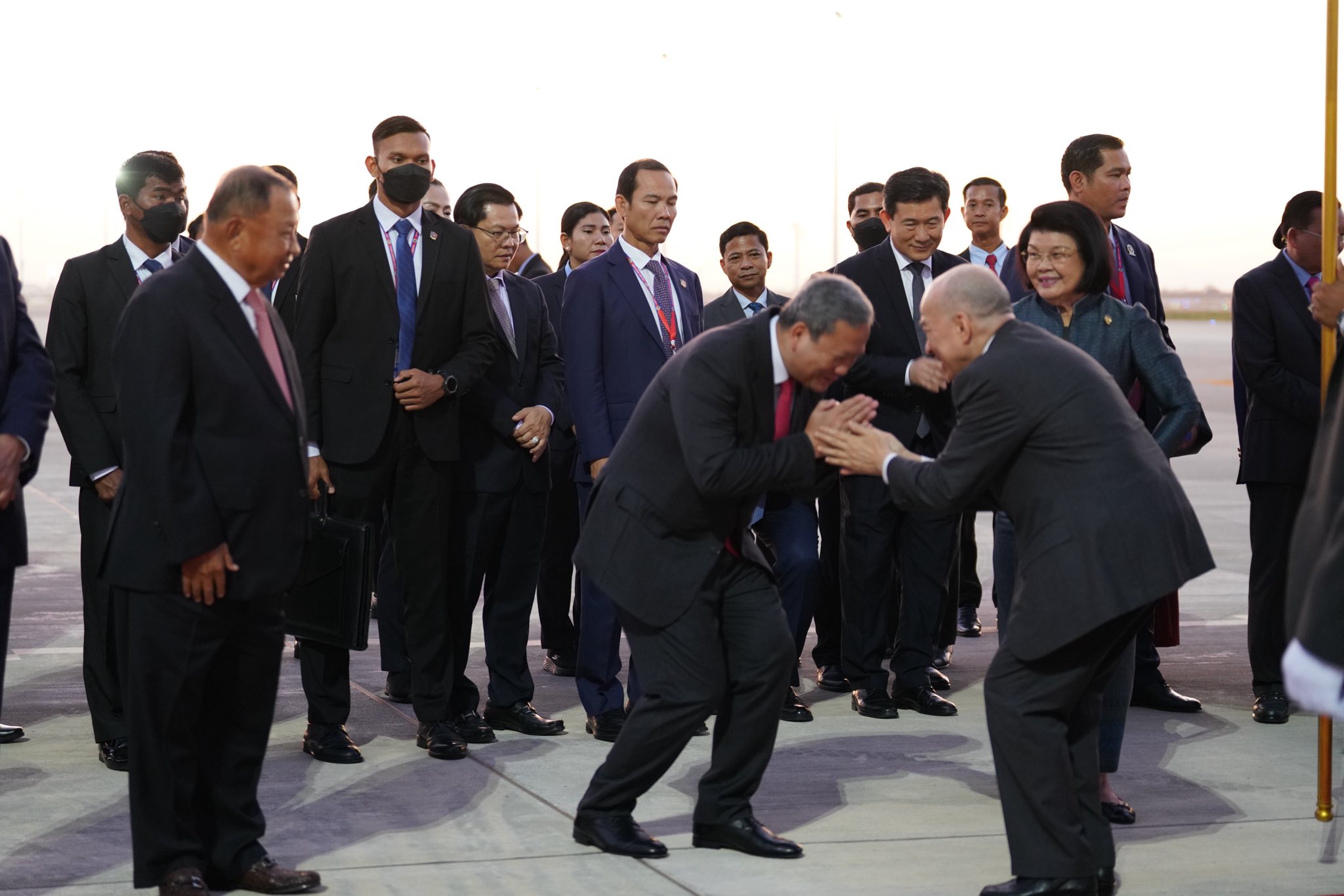 King Sihamoni Returns to TIA After French Academy Honor