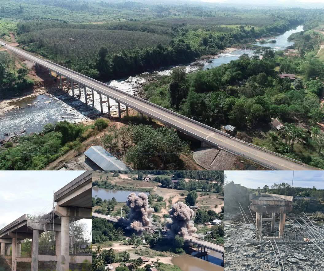 The $133 Million Assault: Why Cambodia’s Strategic Chey Chumneas Bridge Became a Target of the Thai F-16 Fighter Jets