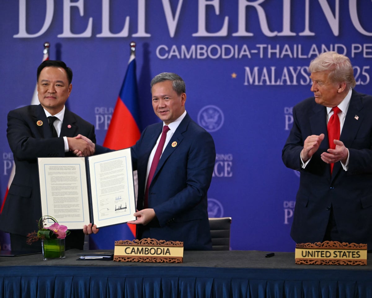 Trump: Cambodia-Thailand Fighting Halted Tonight