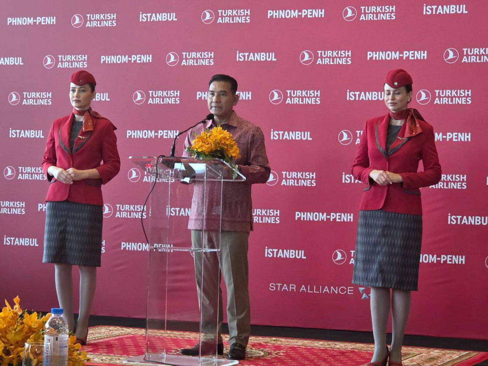Turkish Airlines Launches Istanbul-Phnom Penh Route