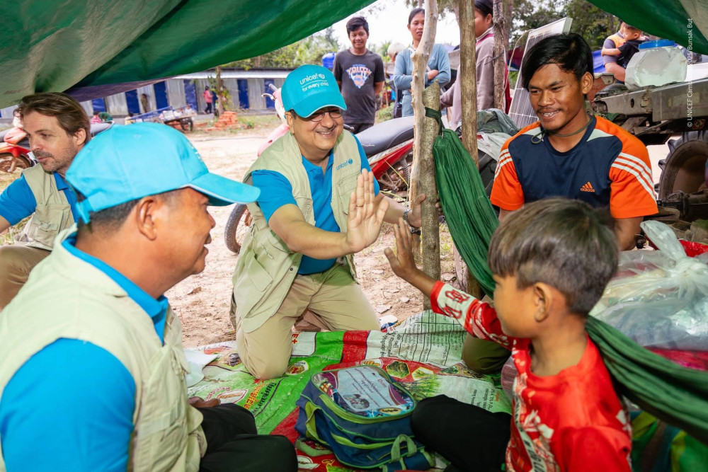 UNICEF Aids 130K Displaced by Cambodia Border Conflict
