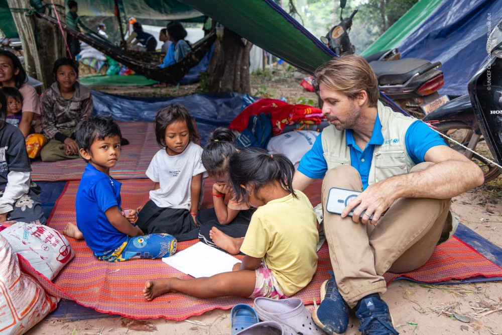 UNICEF Aids 130K Displaced by Cambodia Border Conflict