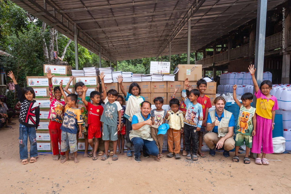 UNICEF Aids 130K Displaced by Cambodia Border Conflict