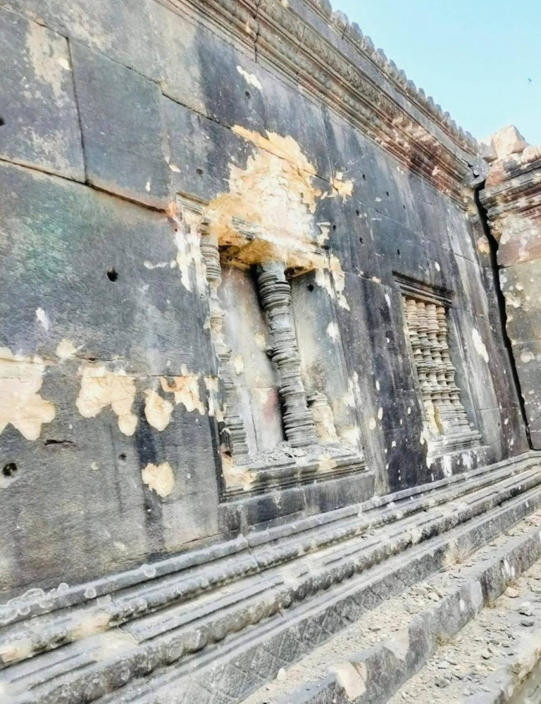 Cambodia submits a 2026 UNESCO report on the severe damage to Preah Vihear Temple. Military attacks destroyed U.S., Indian, and Chinese restoration projects.